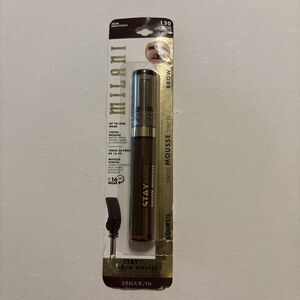 Milani Stay Put Brow Mousse Brush 120 Medium Brown 0.10 Fl Oz New!